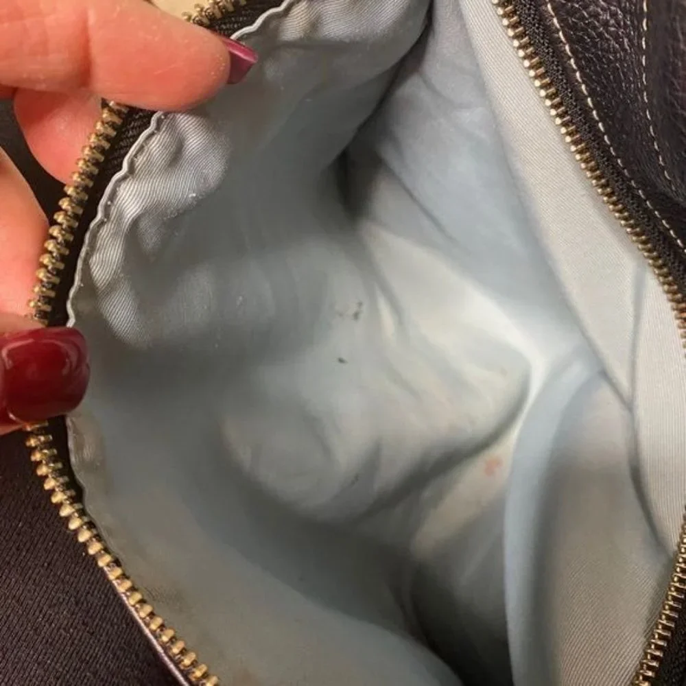 Coach Black Leather Hobo C1076-F15064